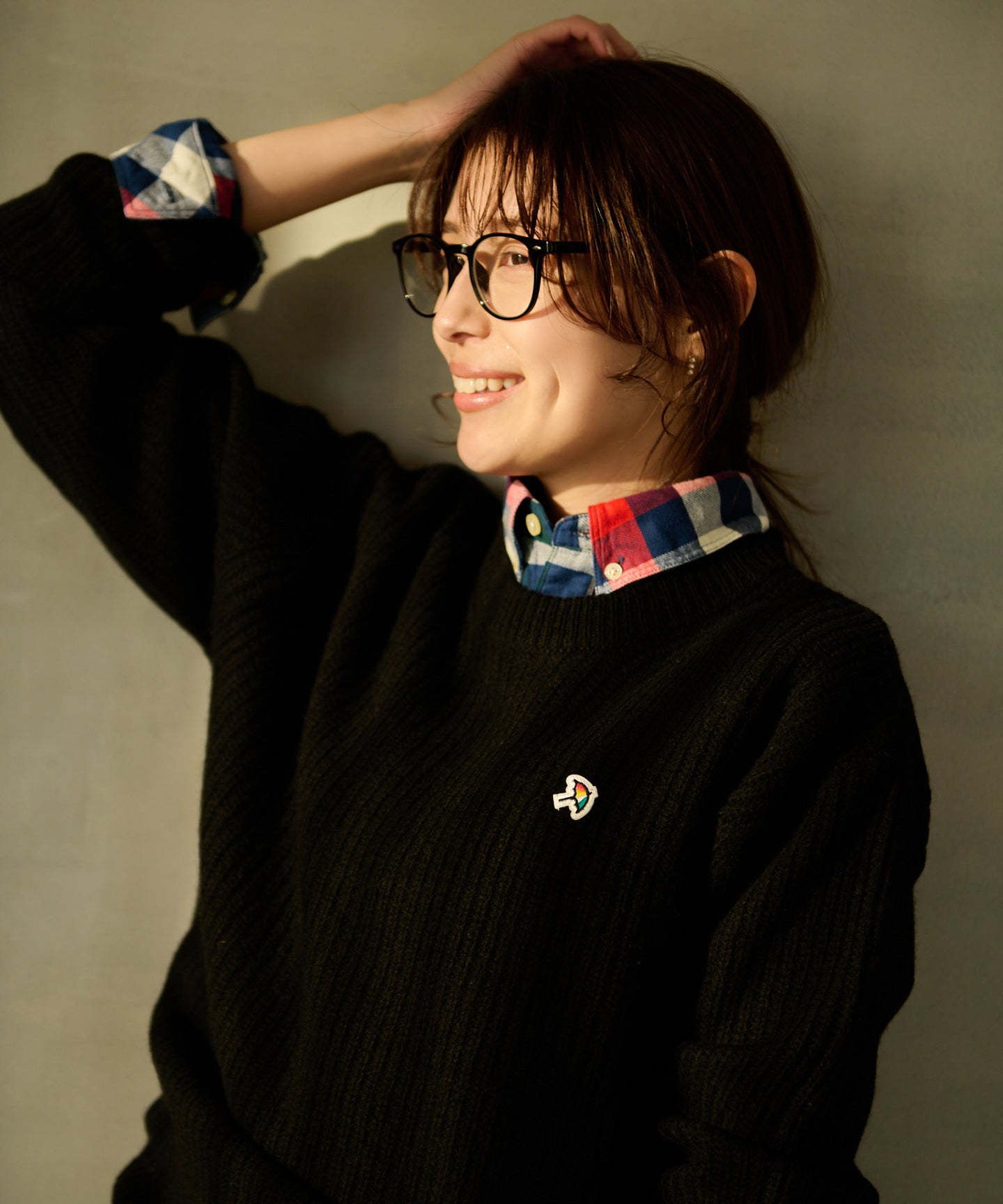 Arnold Palmer シェア 畔編みウールニットセーター